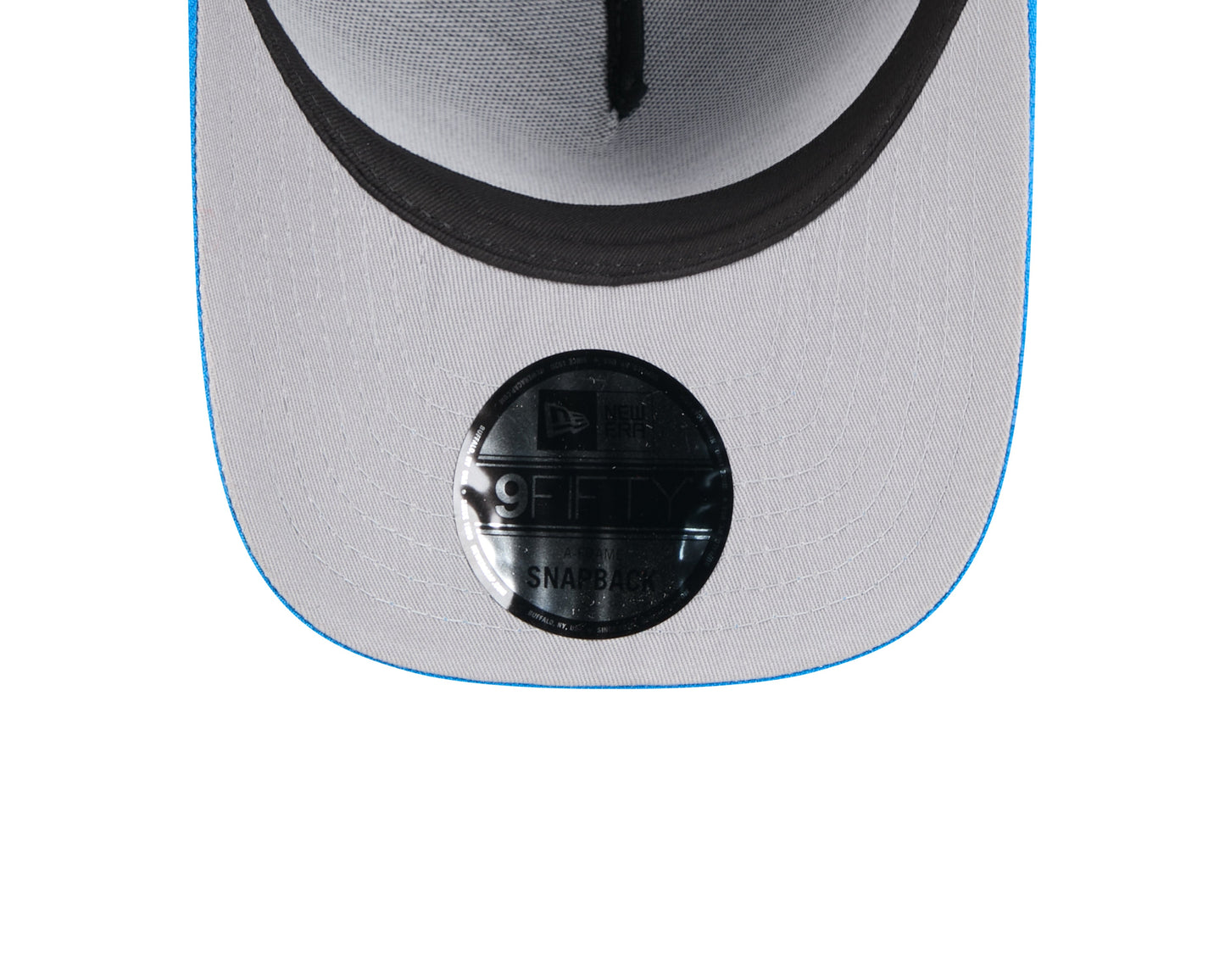 Men's Detroit Lions New Era 2025 NFL Draft Black A-Frame 9FIFTY Snapback Adjustable Hat