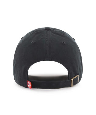 Kansas City Chiefs Black Clean Up Adjustable Hat By 47 Brand