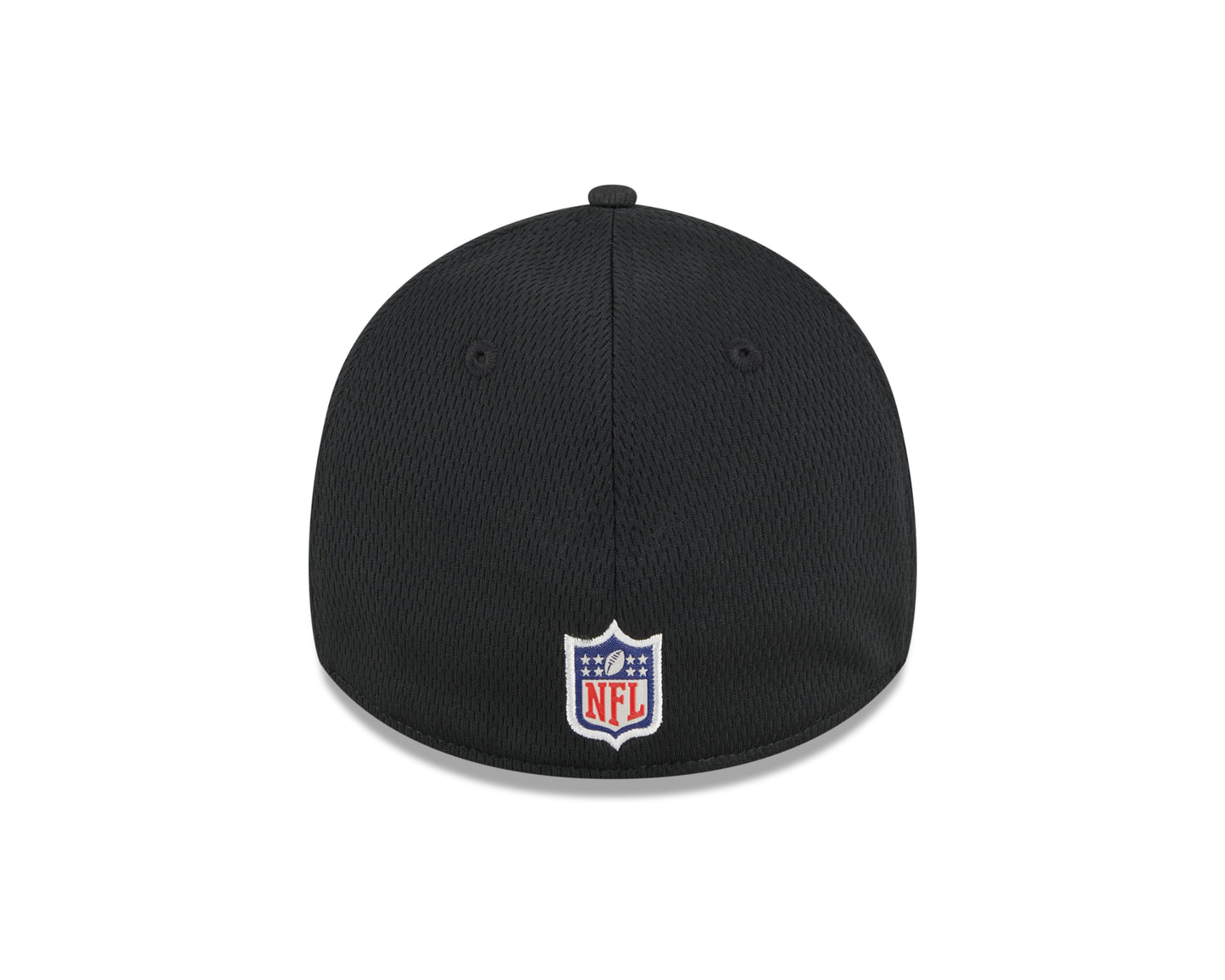 Men's Cincinnati Bengals New Era NFL 2023 Training Camp Black Primary Logo 39THIRTY Flex Fit Hat