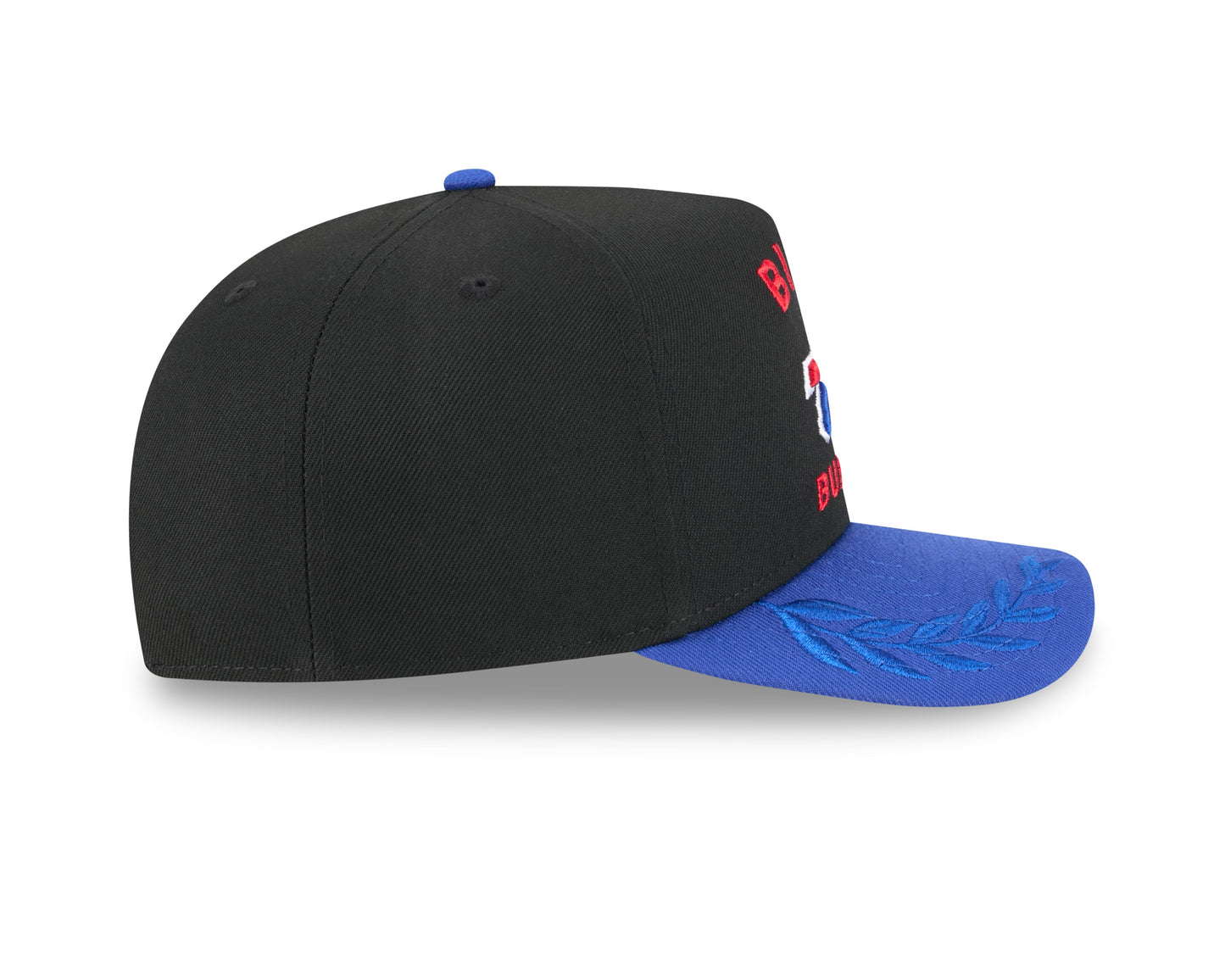 Men's Buffalo Bills New Era 2025 NFL Draft Black A-Frame 9FIFTY Snapback Adjustable Hat