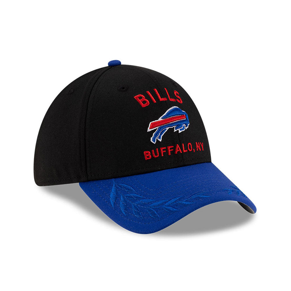 Men's Buffalo Bills New Era 2025 NFL Draft Black 39THIRTY Flex Fit Hat