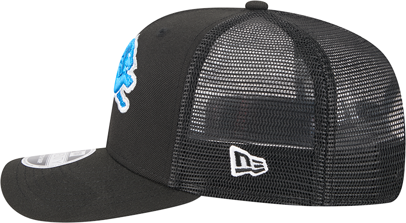 Detroit Lions New Era Black Trucker Primary 9SEVENTY Trucker Hat