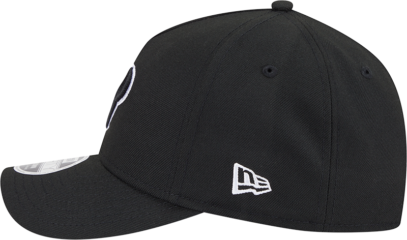 Houston Texans New Era Black & White Primary 9FORTY A-Frame M-Crown Adjustable Hat