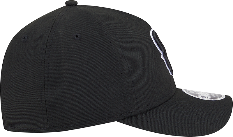 Houston Texans New Era Black & White Primary 9FORTY A-Frame M-Crown Adjustable Hat
