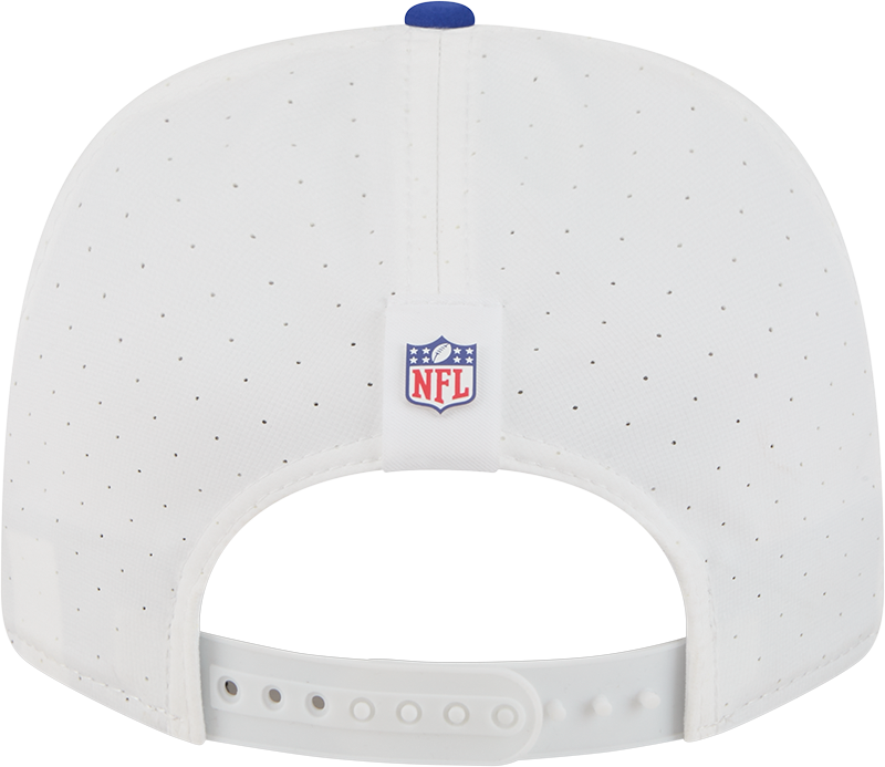 Men's Buffalo Bills New Era White/Black 2025 NFL Training Camp 9SEVENTY Adjustable Hat