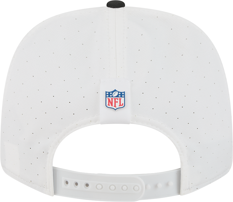 Men's Baltimore Ravens New Era White/Black 2025 NFL Training Camp 9SEVENTY Adjustable Hat