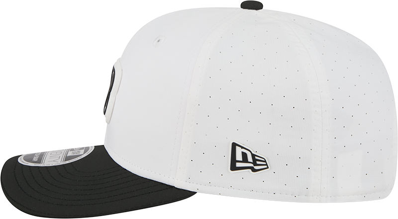 Men's Cincinnati Bengals New Era White/Black 2025 NFL Training Camp 9SEVENTY Adjustable Hat
