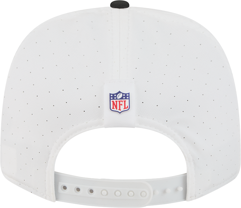 Men's Cincinnati Bengals New Era White/Black 2025 NFL Training Camp 9SEVENTY Adjustable Hat