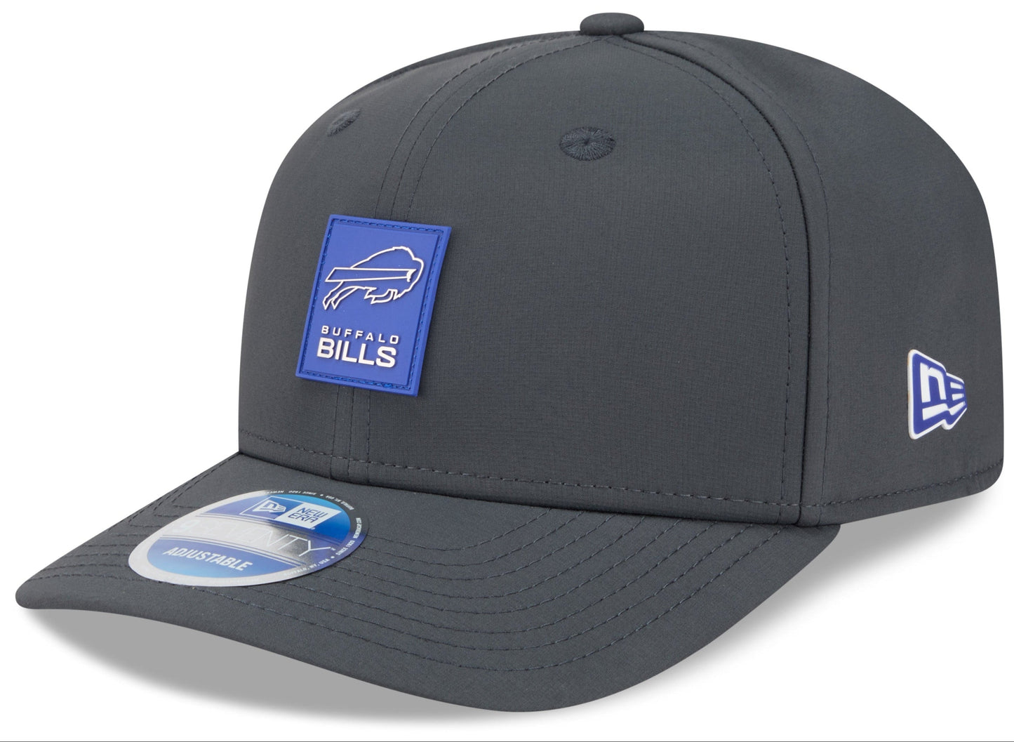 Men's Buffalo Bills New Era Graphite 2025 Sideline 9SEVENTY Cold Adjustable Hat
