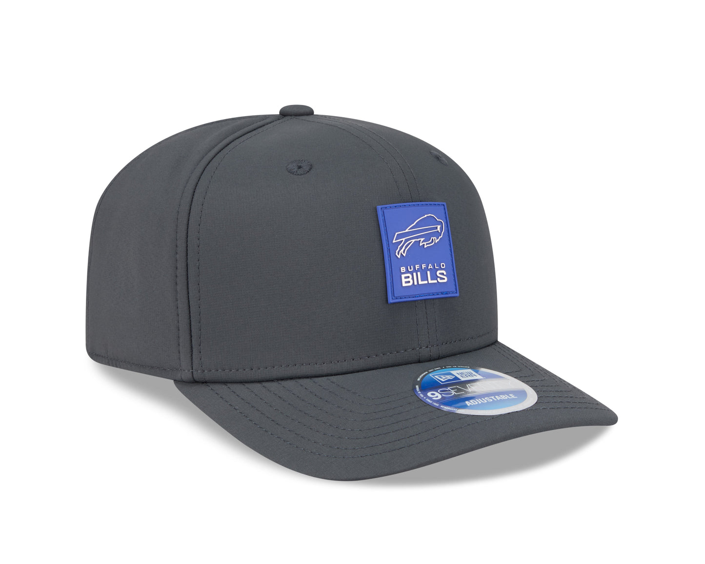 Men's Buffalo Bills New Era Graphite 2025 Sideline 9SEVENTY Cold Adjustable Hat