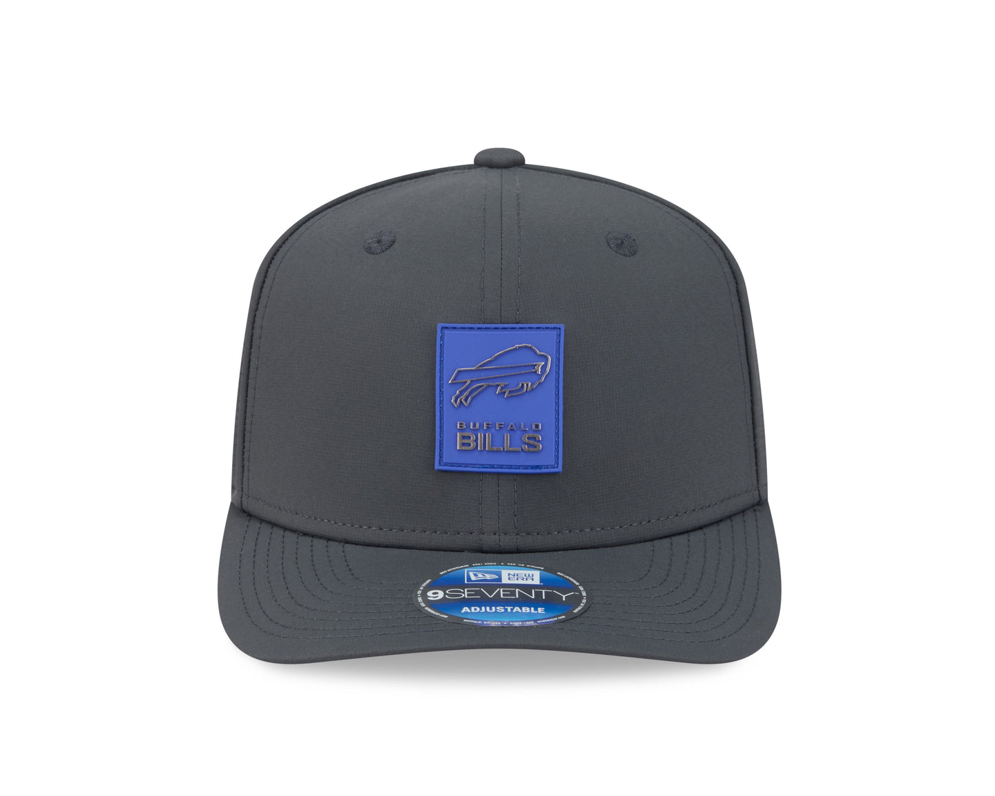 Men's Buffalo Bills New Era Graphite 2025 Sideline 9SEVENTY Cold Adjustable Hat
