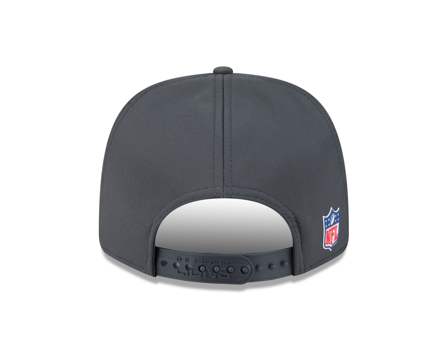 Men's Detroit Lions New Era Graphite 2025 Sideline 9SEVENTY Cold Adjustable Hat