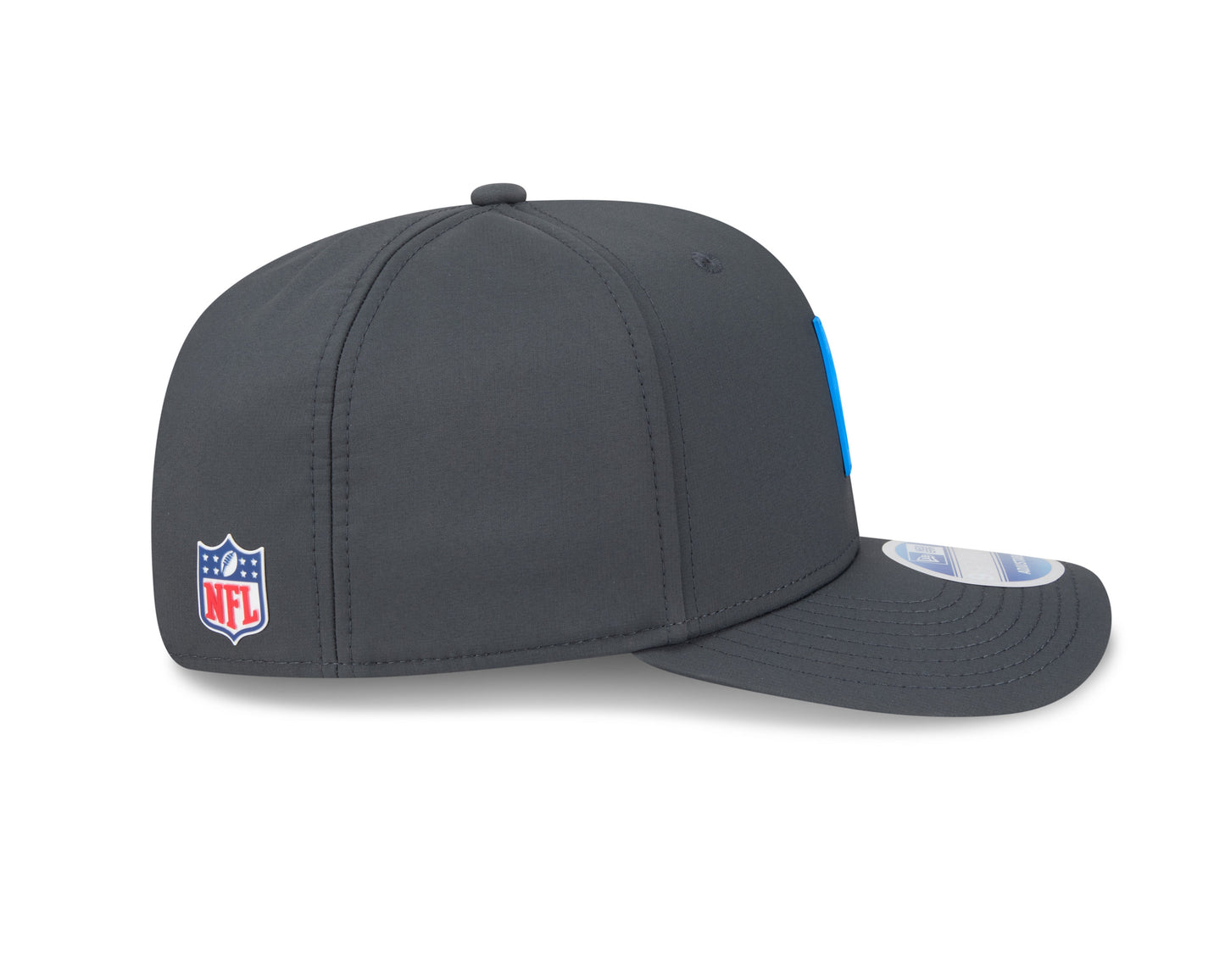 Men's Detroit Lions New Era Graphite 2025 Sideline 9SEVENTY Cold Adjustable Hat