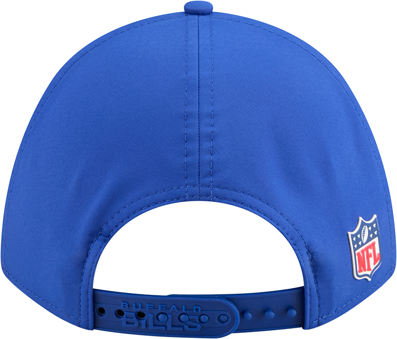 Men's Buffalo Bills New Era Blue 2025 NFL Sideline Heat 9FORTY M-Crown Adjustable Hat
