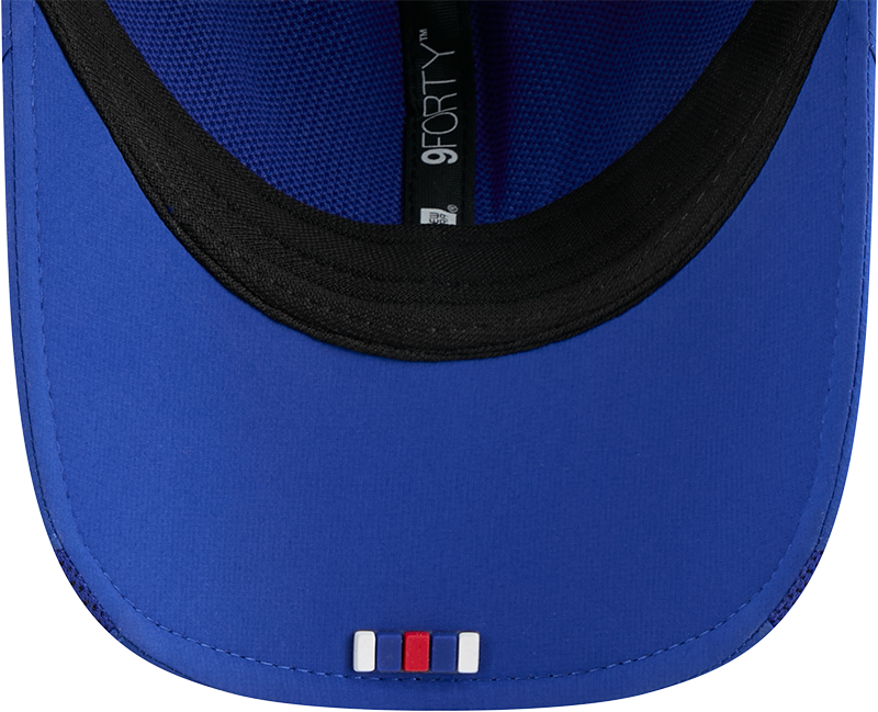 Men's Buffalo Bills New Era Blue 2025 NFL Sideline Heat 9FORTY M-Crown Adjustable Hat