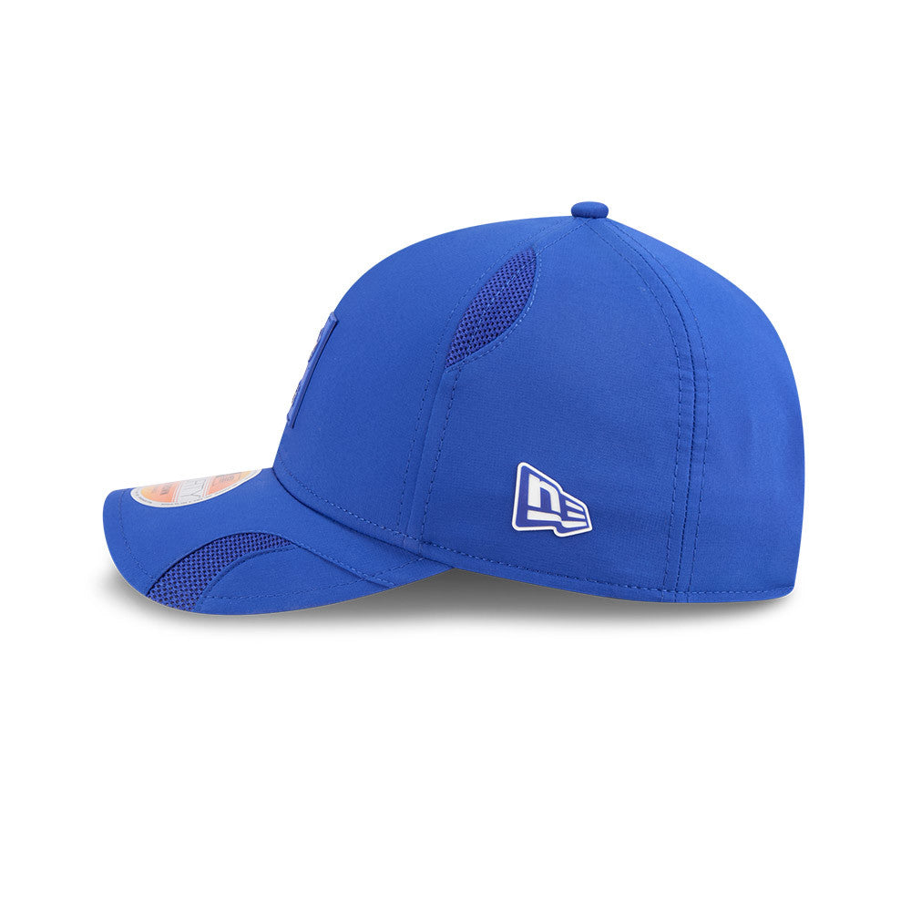 Men's Buffalo Bills New Era Blue 2025 NFL Primary Logo Sideline Heat 9FORTY M-Crown Adjustable Hat