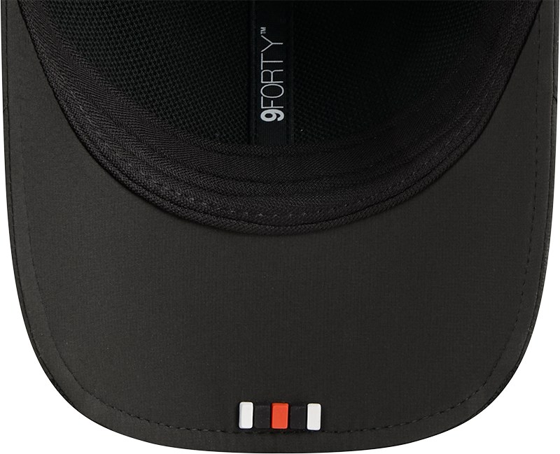 Men's Cincinnati Bengals New Era Black 2025 NFL Sideline Heat 9FORTY M-Crown Adjustable Hat