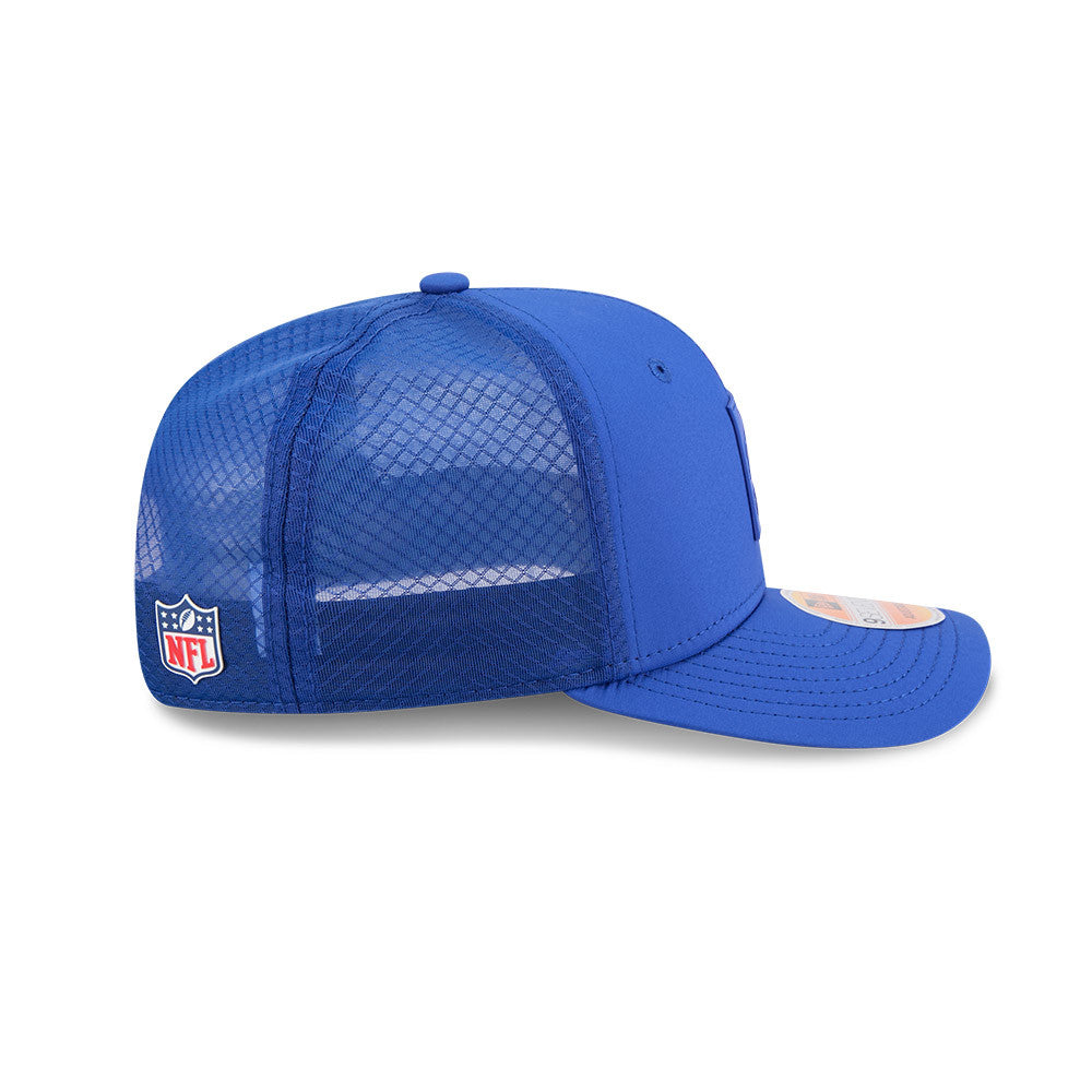 Men's Buffalo Bills New Era Blue 2025 NFL Sideline Heat 9SEVENTY Adjustable Hat