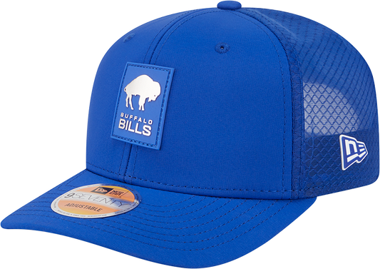Men's Buffalo Bills New Era Royal 2025 Sideline 9SEVENTY Trucker Adjustable Hat