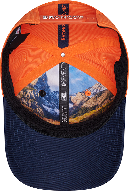 Denver Broncos New Era Orange/Navy 2026 NFL Draft 9SEVENTY Snapback Adjustable Hat