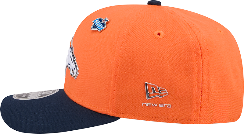 Denver Broncos New Era Orange/Navy 2026 NFL Draft 9SEVENTY Snapback Adjustable Hat