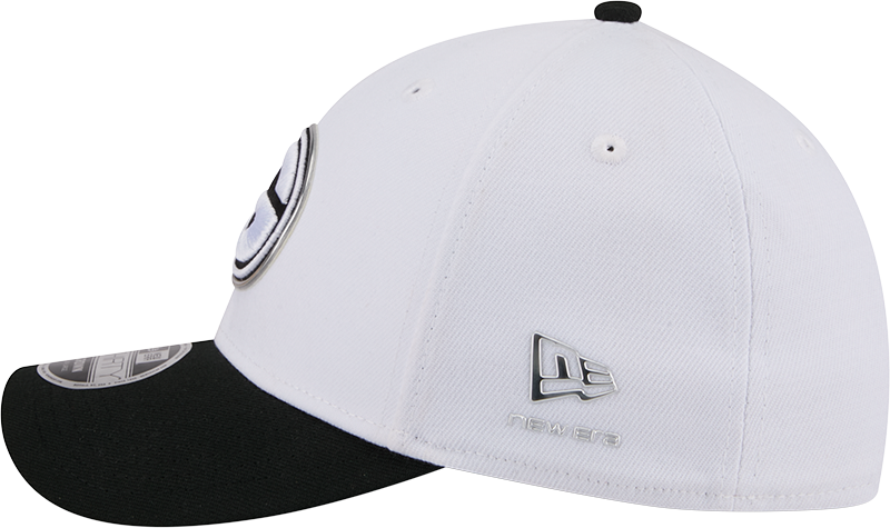 Green Bay Packers New Era White/Black 2026 NFL Draft 39THIRTY M-Crown Flex Hat