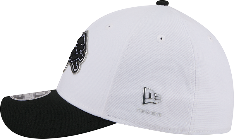 Detroit Lions New Era White/Black 2026 NFL Draft 39THIRTY M-Crown Flex Hat
