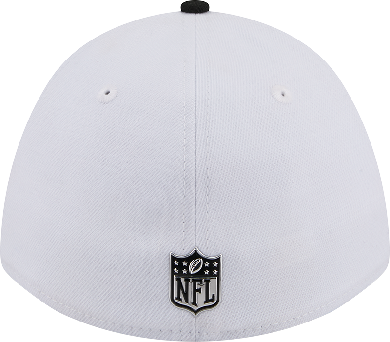 Detroit Lions New Era White/Black 2026 NFL Draft 39THIRTY M-Crown Flex Hat