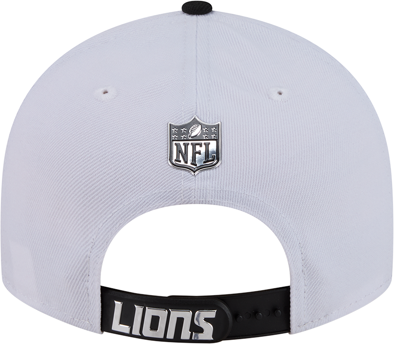 Detroit Lions New Era White/Black 2026 NFL Draft 9FIFTY Snapback Adjustable Hat