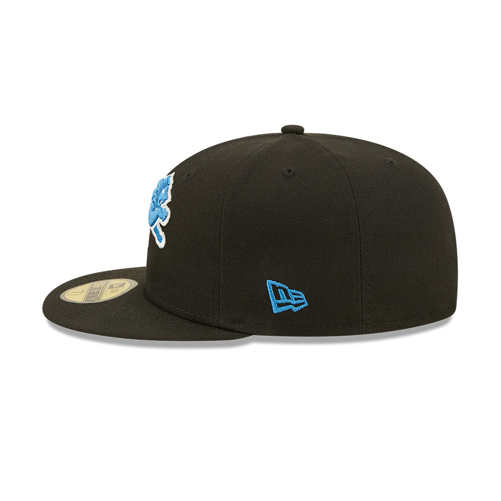 Men's Detroit Lions New Era Basic Black 59FIFTY Fitted Hat