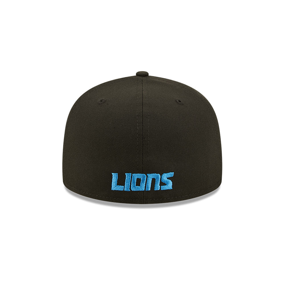 Men's Detroit Lions New Era Basic Black 59FIFTY Fitted Hat