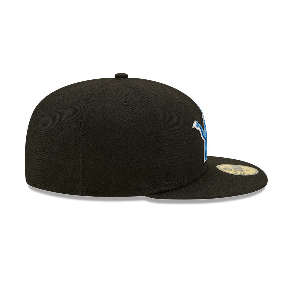 Men's Detroit Lions New Era Basic Black 59FIFTY Fitted Hat
