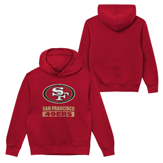 San Francisco 49ers Youth Back to Basics Red Hoodie