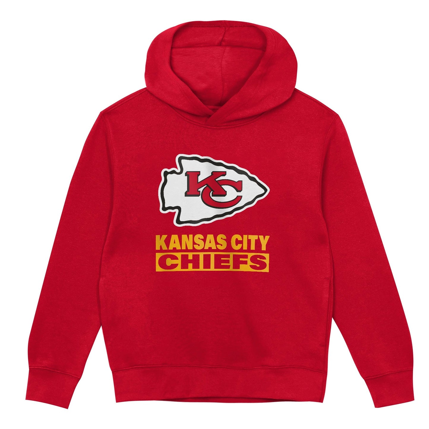 Kansas City Chiefs Youth Back to Basics Red Hoodie