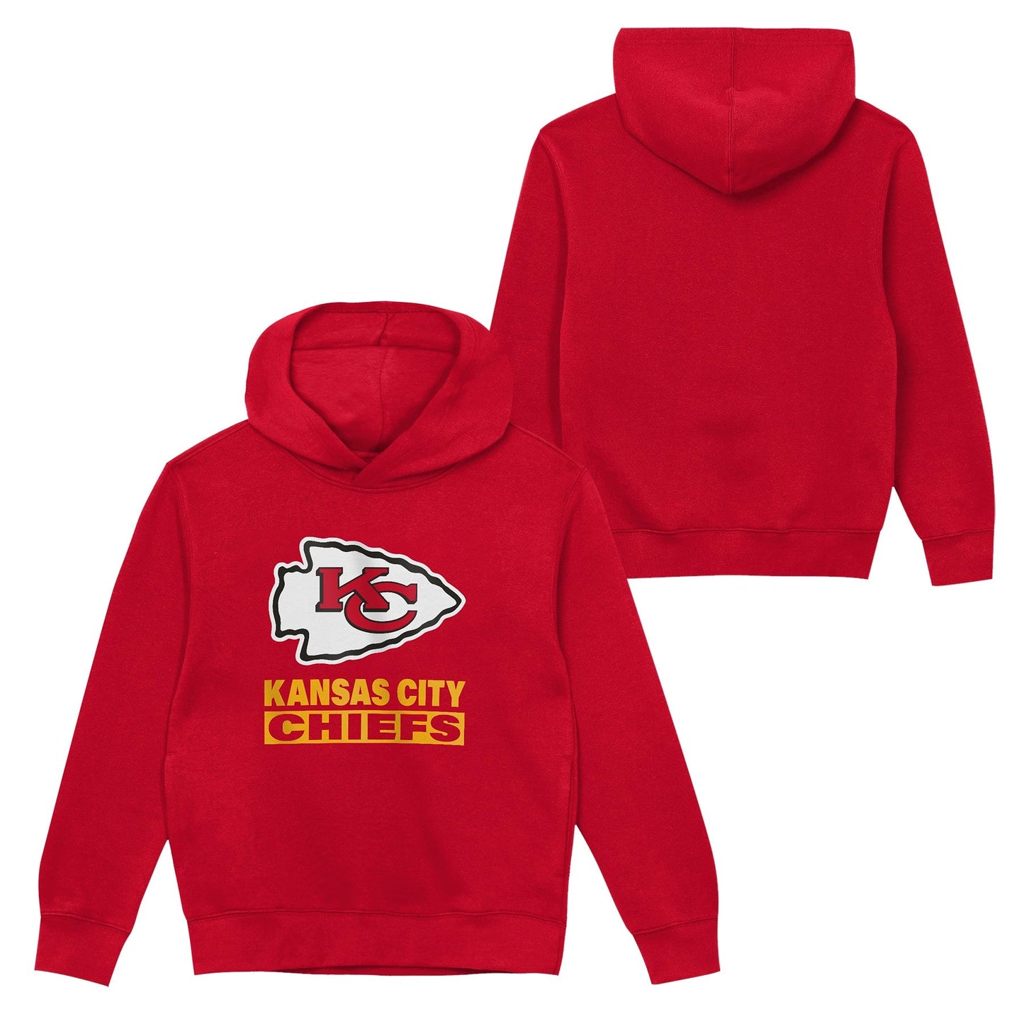 Kansas City Chiefs Youth Back to Basics Red Hoodie