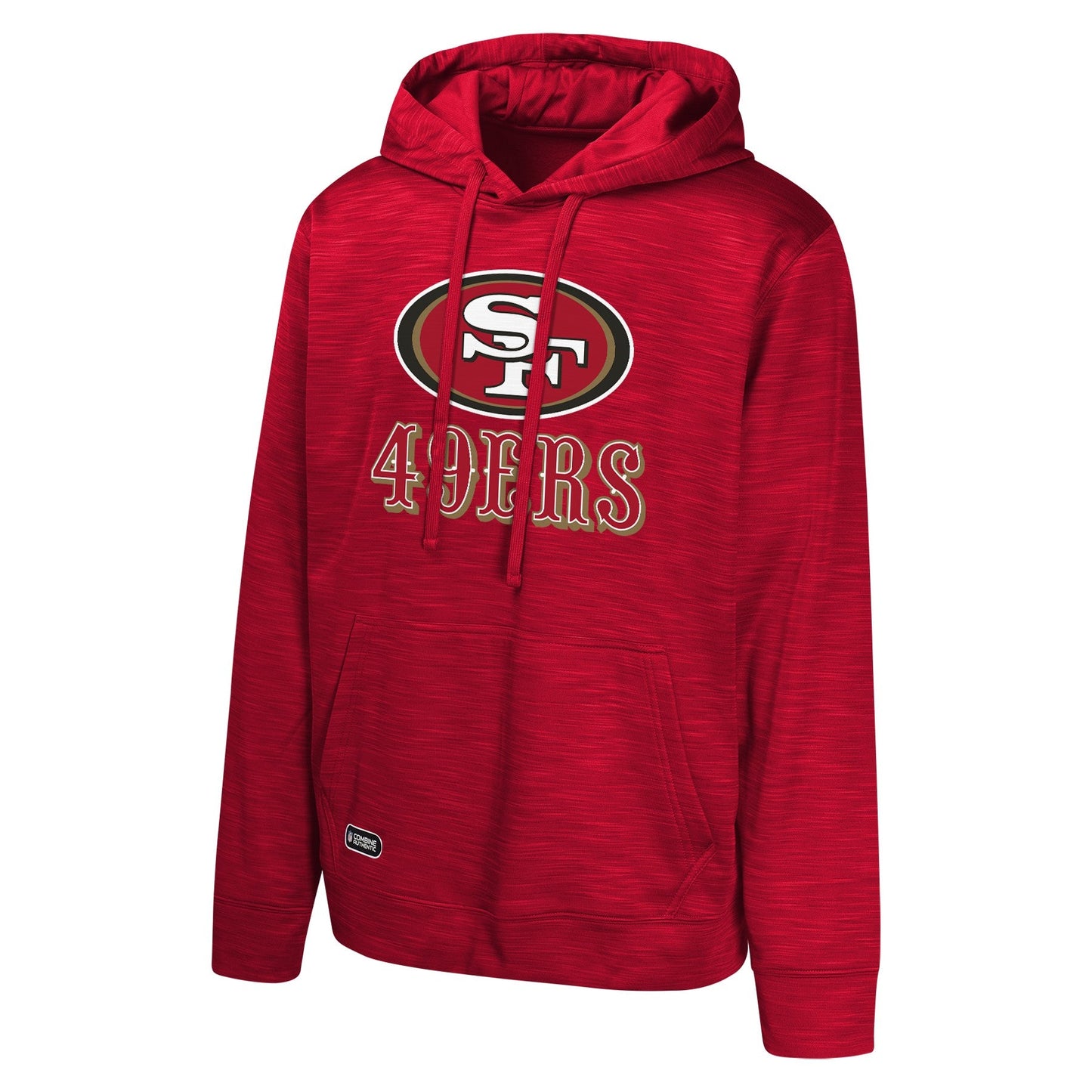Youth San Francisco 49ers Red NFL Combine Performance Pullover Hoodie
