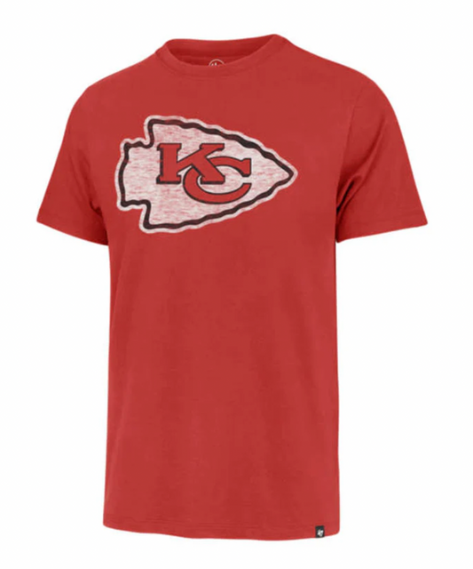 Men's '47 Kansas City Chiefs Racer Red Premier Franklin Tee