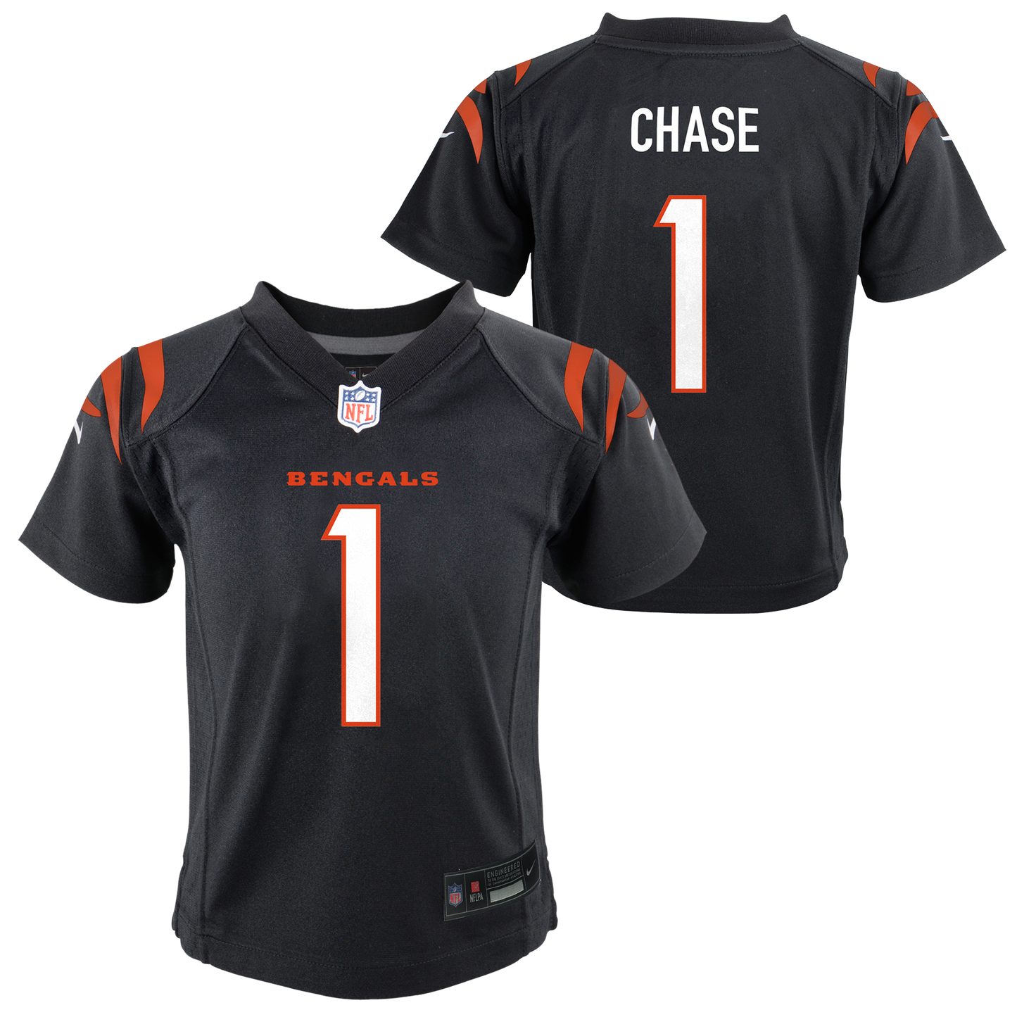Kids Jamar Chase Black Child Nike Replica Jersey