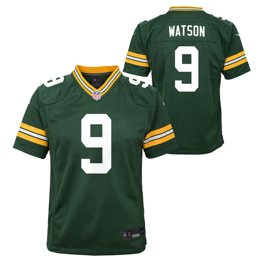 Youth Green Bay Packers Christian Watson Nike Green Game Jersey