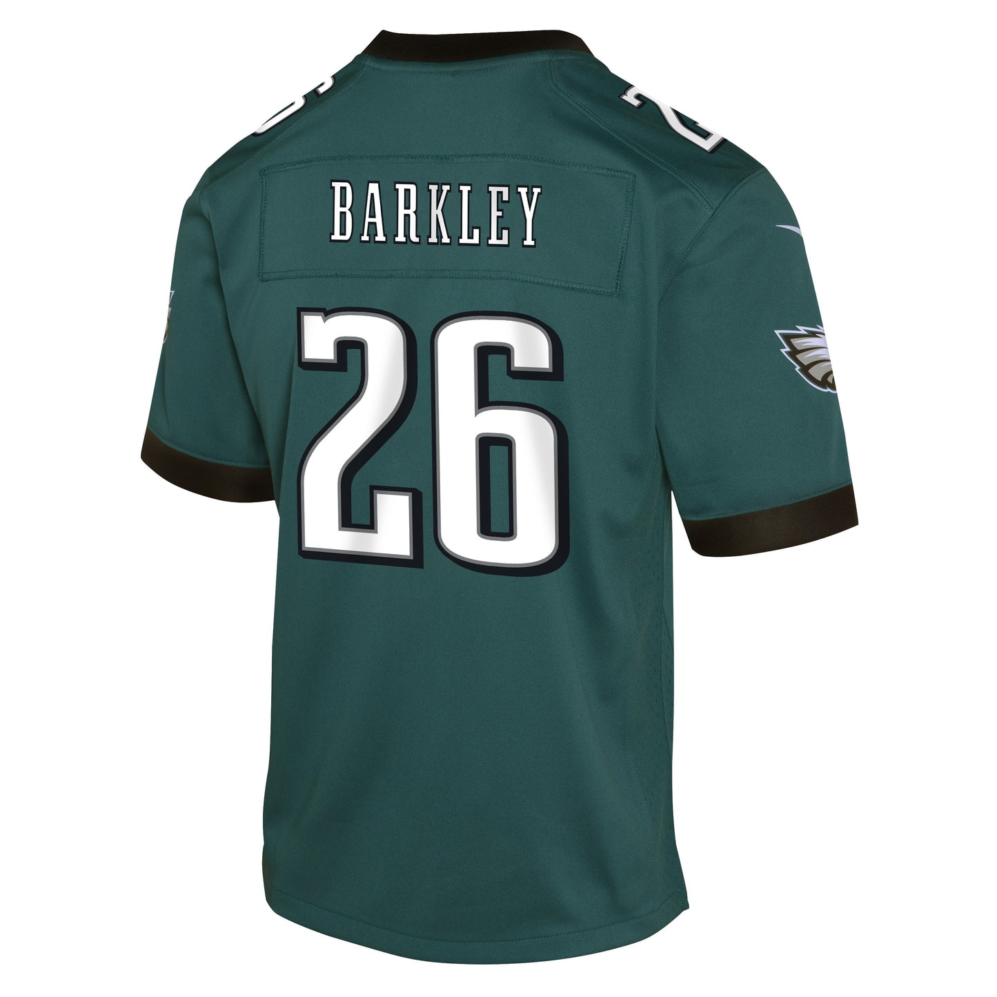 Youth Saquon Barkley Philadelphia Eagles Hunter Green Nike Game Jersey
