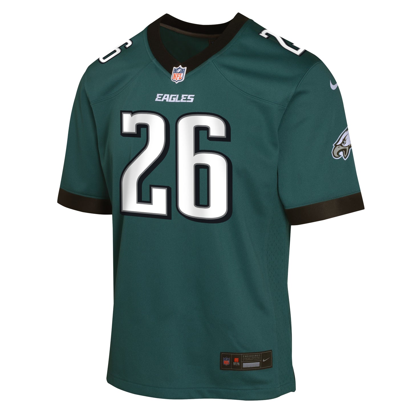 Youth Saquon Barkley Philadelphia Eagles Hunter Green Nike Game Jersey