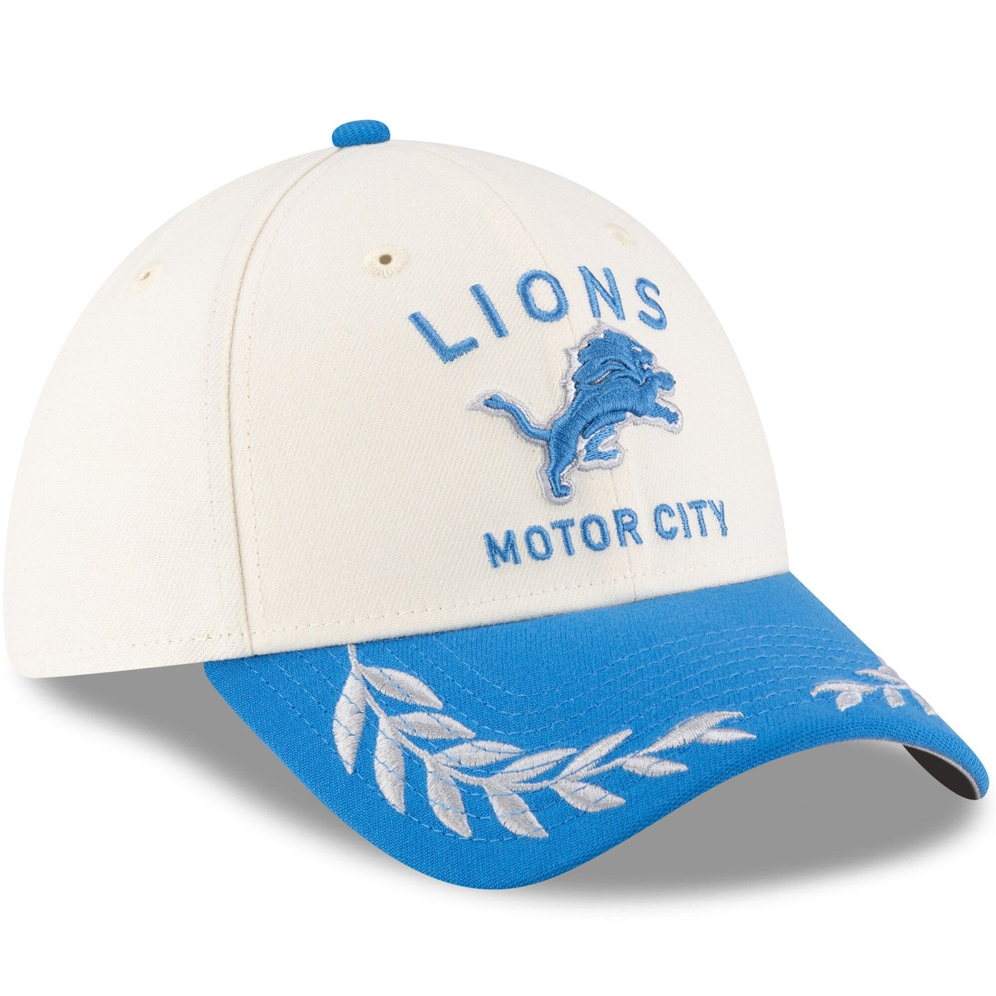 Men's Detroit Lions New Era 2025 NFL Draft Chrome 39THIRTY Flex Fit Hat