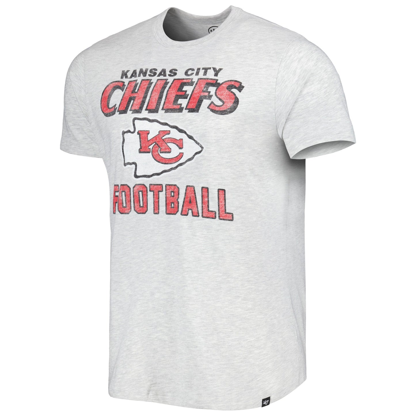 Men's '47 Kansas City Chiefs Gray Relay Dozer Franklin Tee